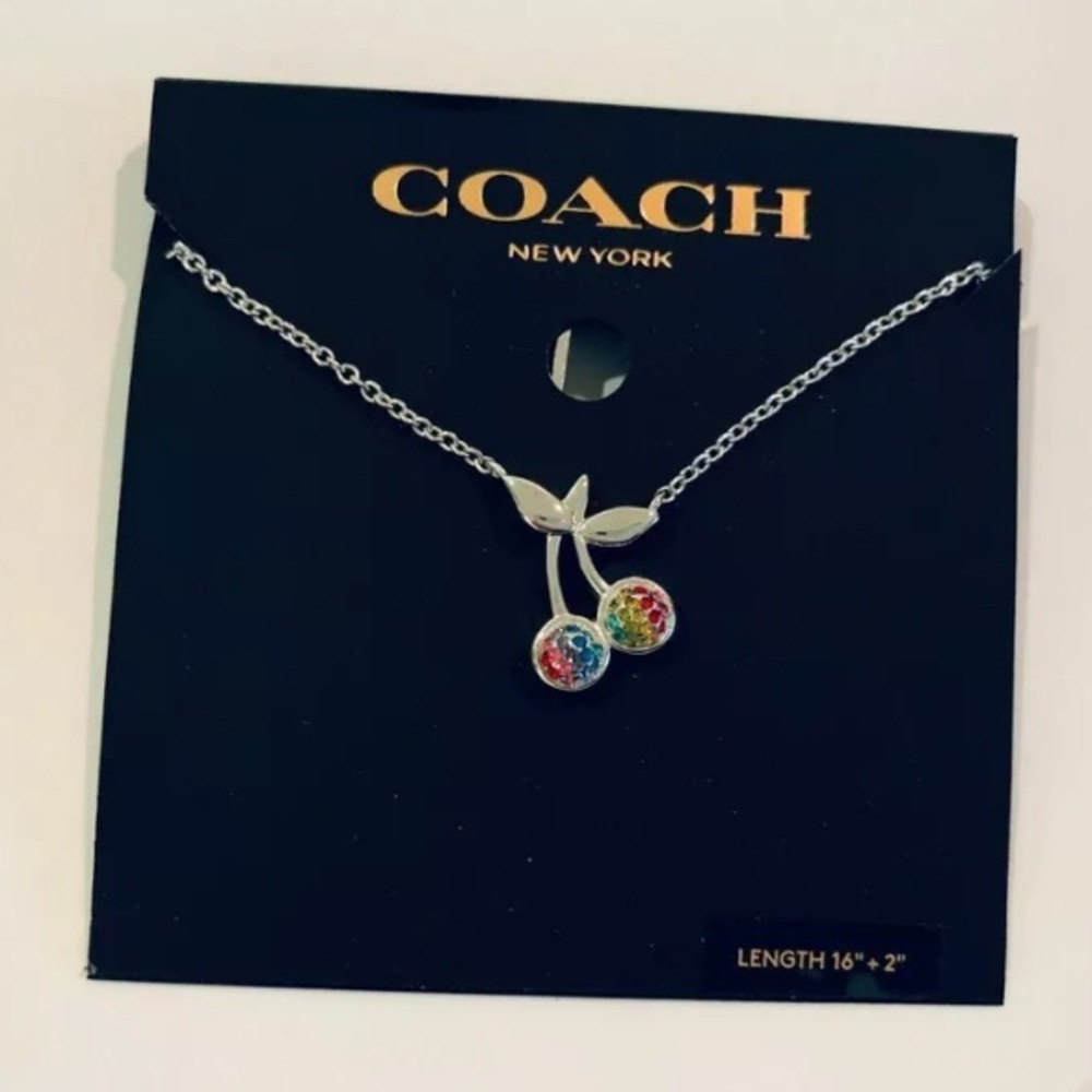 🆕Coach CHERRY 🍒RAINBOW 🌈 16"-18", *PRIDE* - Picture 6 of 6